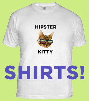 Hipster Kitty Shirts
