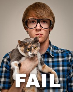 Hipster Cat Fail