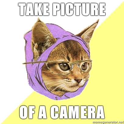 Take picture of a camera