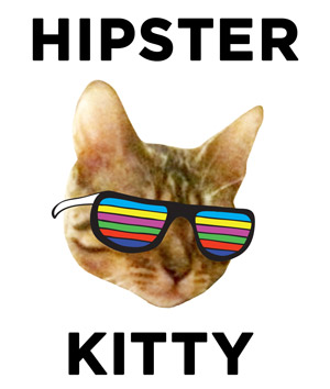 Hipster Kitty T-shirt
